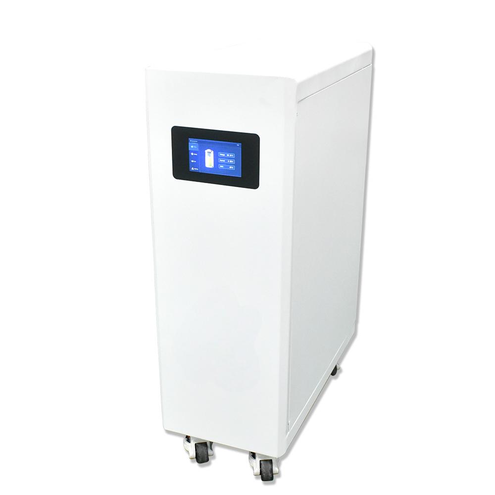Residential energy storage battery 16kWh lithium iron phosphate battery with wheel