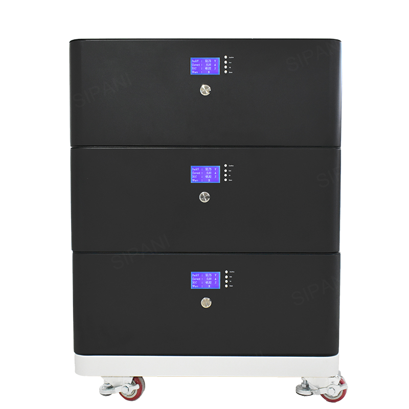 Stackable 10.34kWh Lithium Battery 51.2v 202Ah Lifepo4 Battery for Home